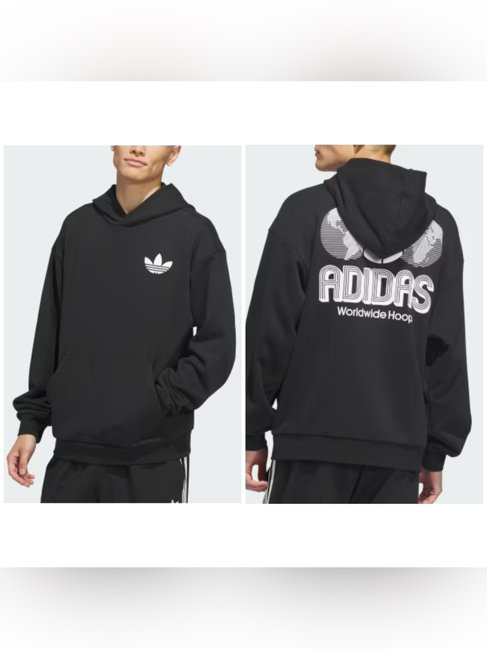 Adidas World Wide Loose Fit French Terry Hoodie